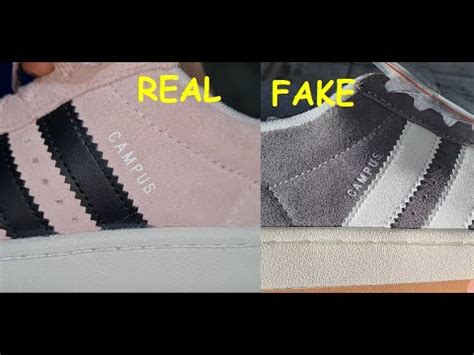 fake adidas campus vs real|adidas college heels genuine.